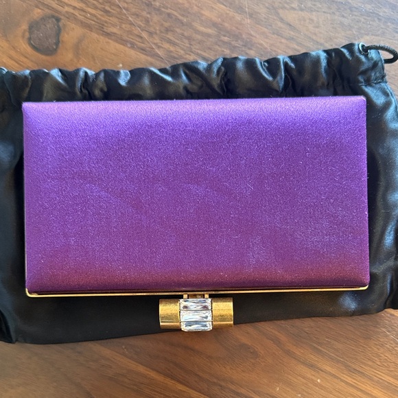 Yves saint laurent - Elegant Purple Clutch - Picture 3 of 9